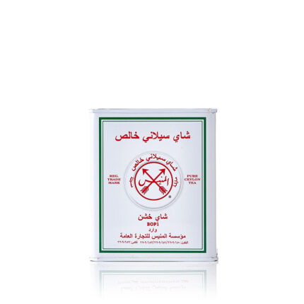 شاي المنيس أبيض علبةمعدنية